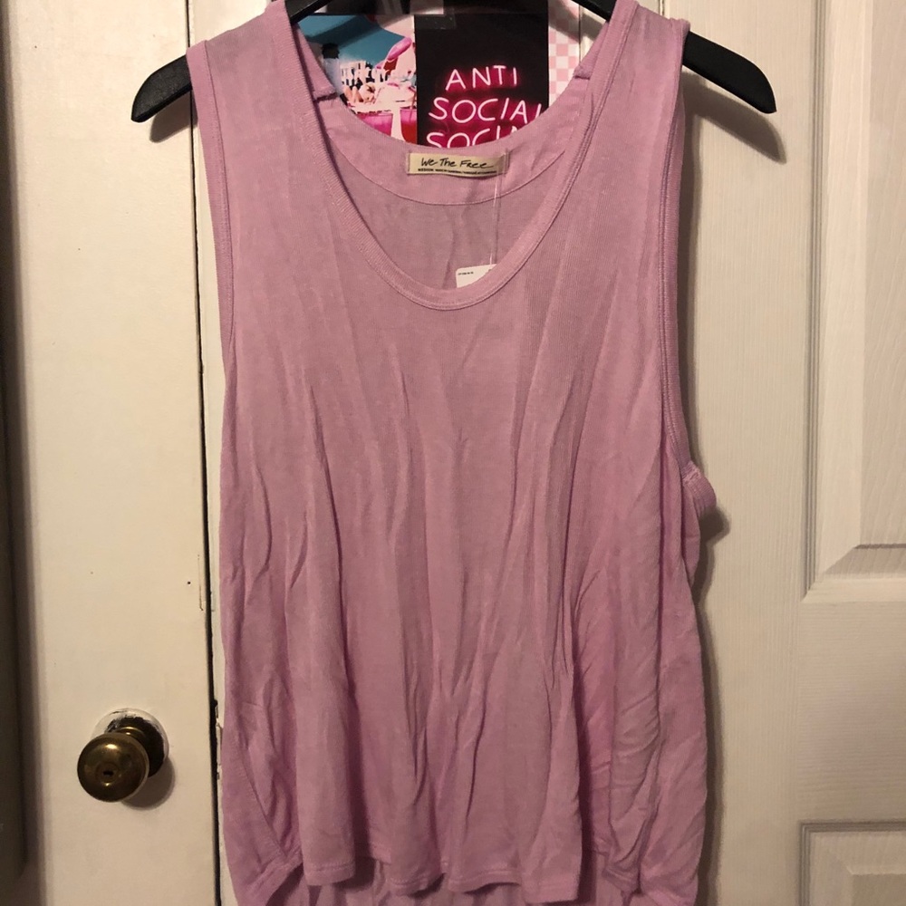Free People pink tank